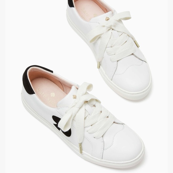 kate spade Shoes - Kate Spade | Black and White Fez Sneaker